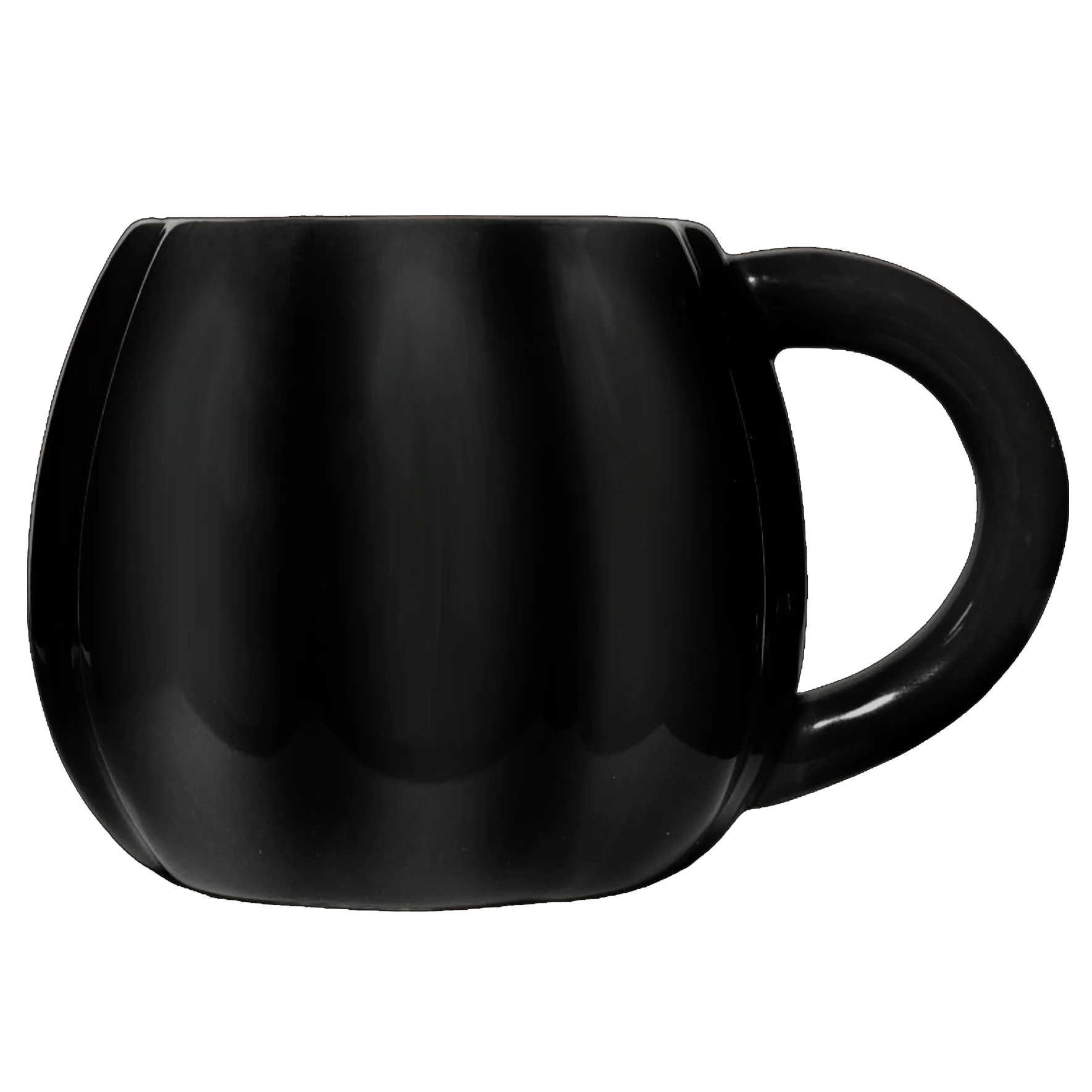 Schwarzer Halloween-Kaffeebecher aus Keramik mit 560ml Fassungsvermögen von Sweet Water Dekor