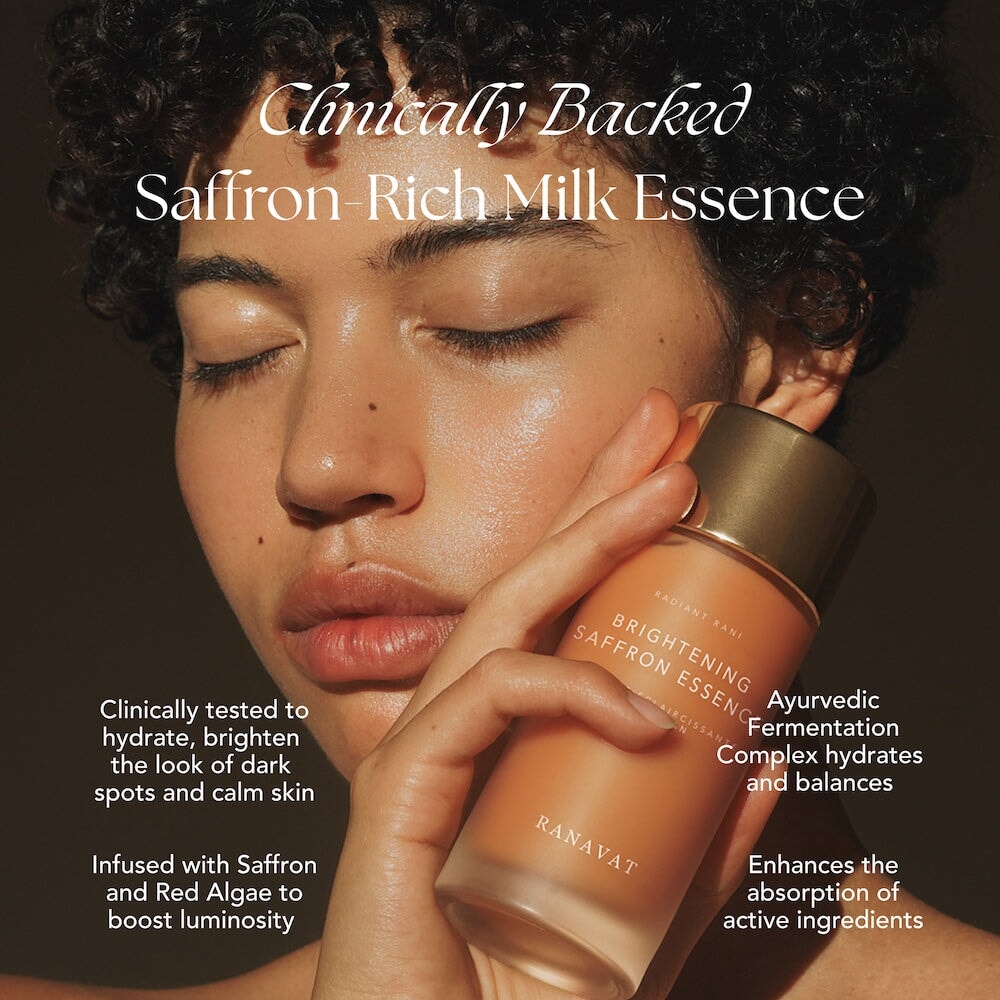 RANAVAT Brightening Saffron Essence - Tonerserum mit Niacinamid, Mikroalge, Lactobacillus