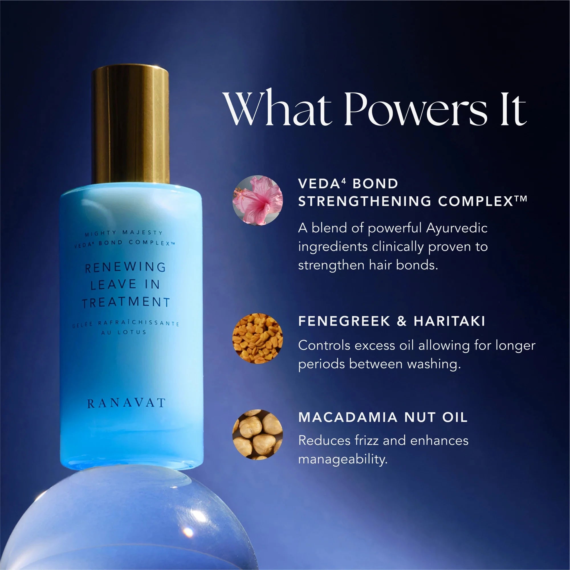 RANAVAT Hair Leave In Treatment - Proteins and moisture for hair lengths