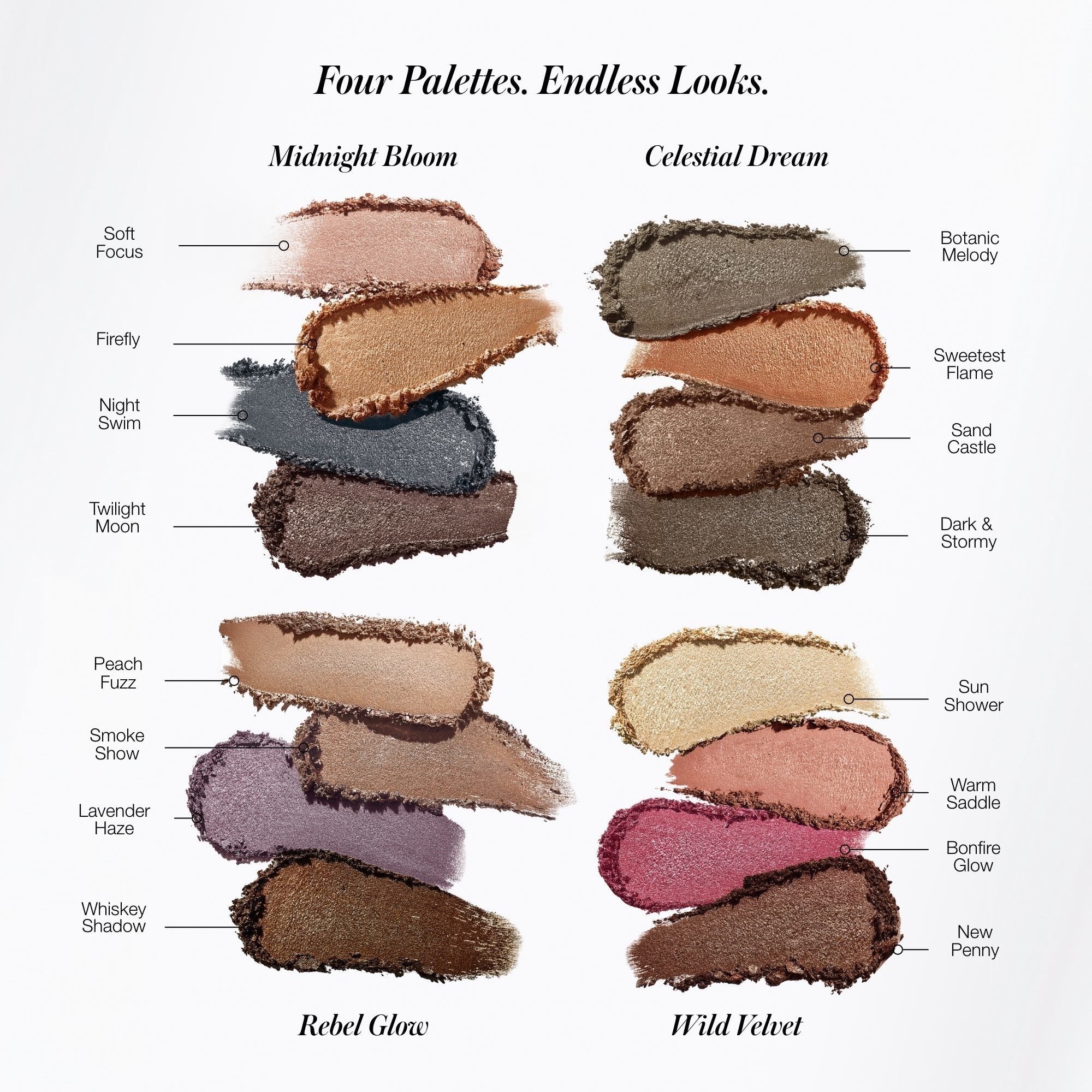 ReDimension Hydra Eyes Quartet (Lidschattenpalette) - Rebel Glow