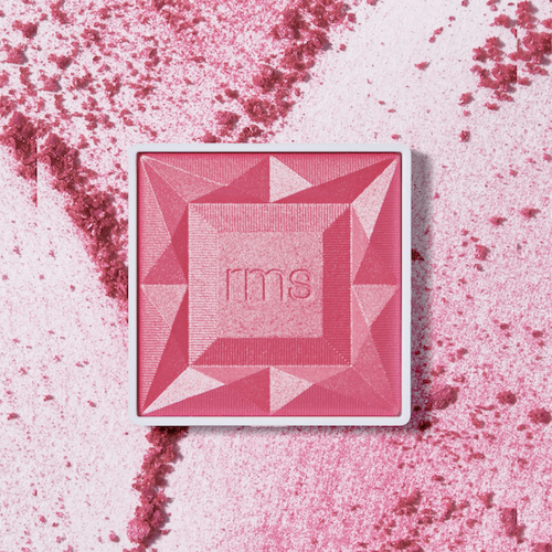 Textur- und Farbbeispiel des RMS ReDimension Hydra Blush Bermuda Rose auf weißem Untergrund.