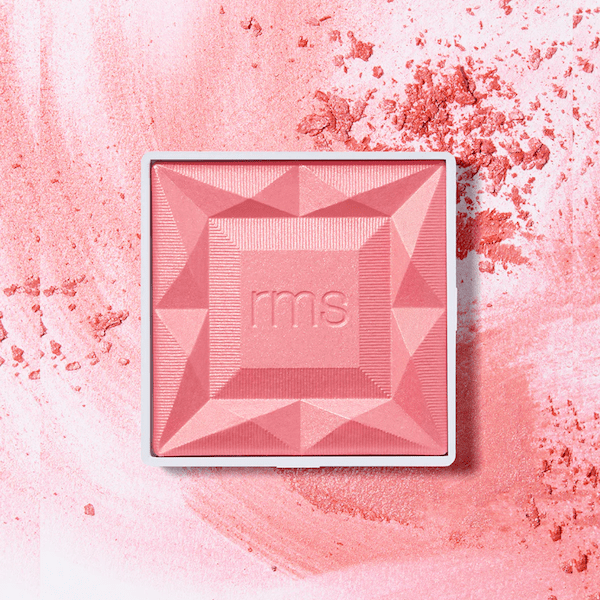 Textur- und Farbbeispiel des RMS ReDimension Hydra Blush French Rose auf weißem Untergrund.