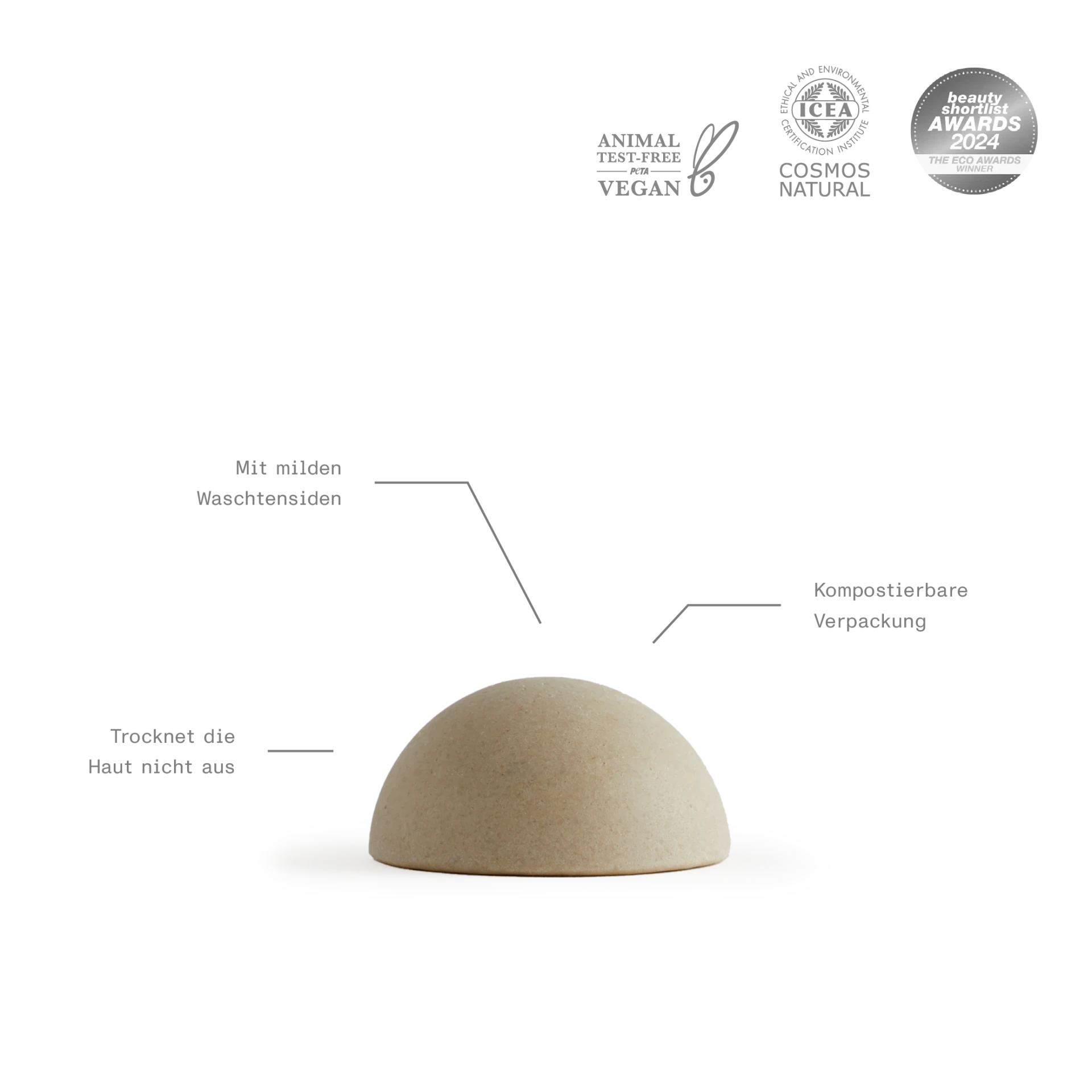 Zero Waste Duschgel von Team Dr. Joseph – plastikfreie Körperpflege im Badezimmer.