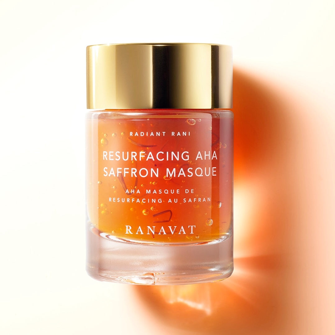 Resurfacing Saffron AHA Masque - AHA care mask with saffron and mild fruit acids