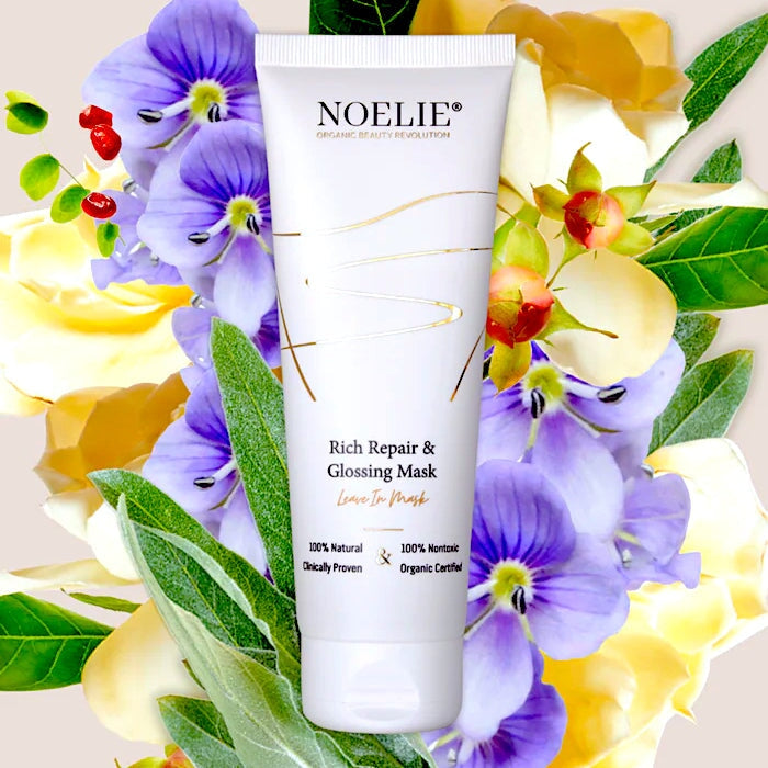 RICH REPAIR & GLOSSING MASK - Glättende Anti-Frizz Leave-In Maske mit Hitze-, UV- und Farbschutz-Effekt
