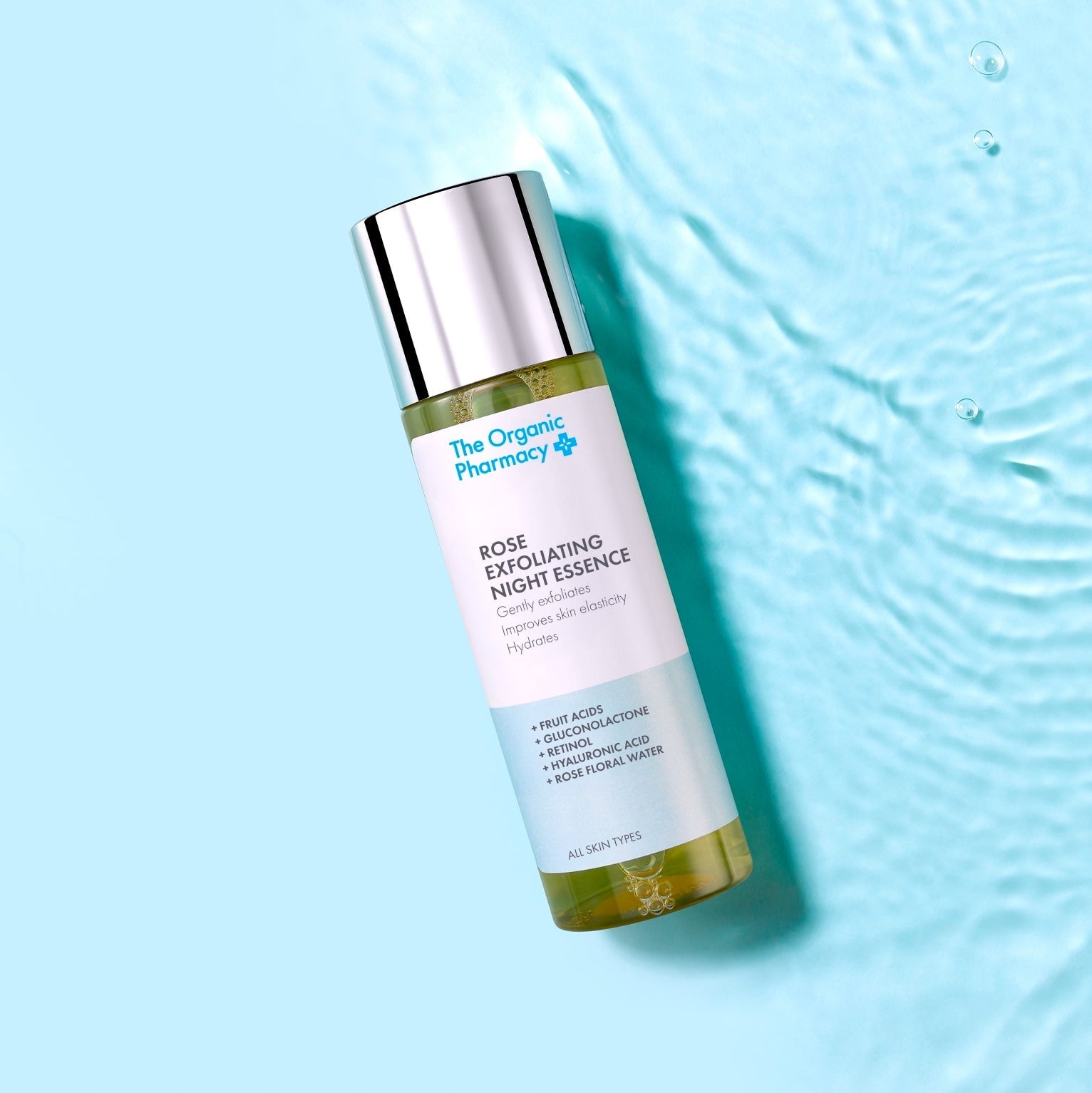 Rose Exfoliating Night Essence · The Organic Pharmacy - AHA Serum Peeling