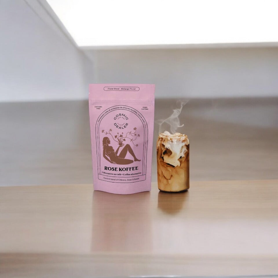 ROSE KOFFEE decaffeinated coffee alternative - COSMIC DEALER