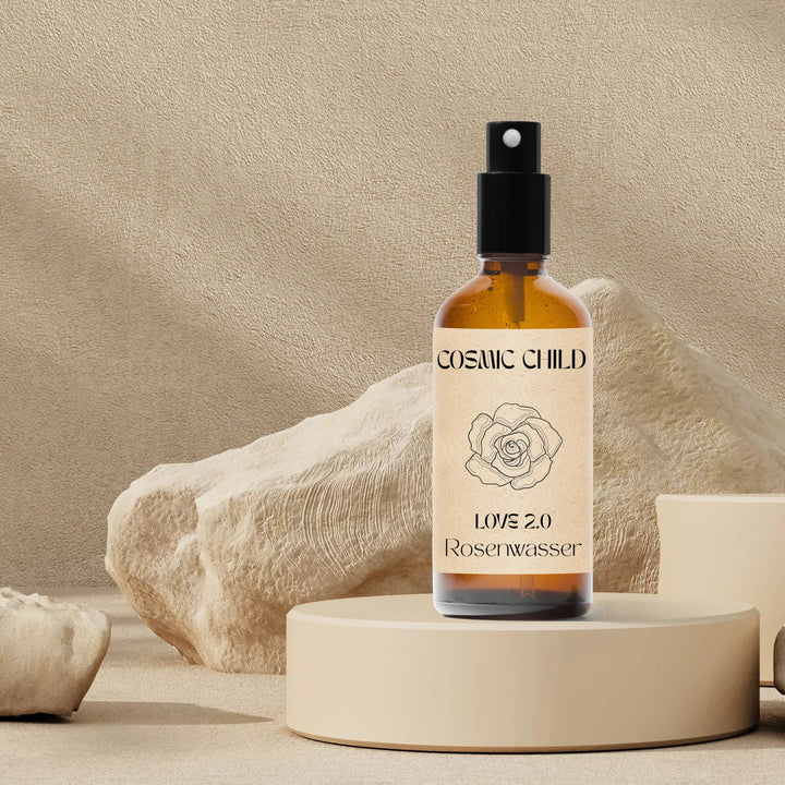 COSMIC CHILD LOVE 2.0 – Rosenwasser Naturkosmetik in Glasflasche