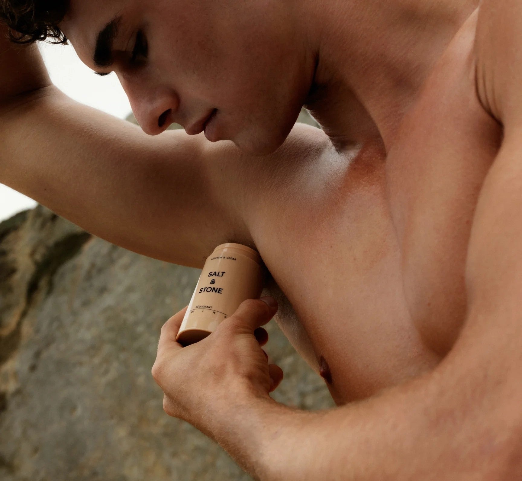 Saffron and Cedar Deodorant - SALT & STONE - Deo