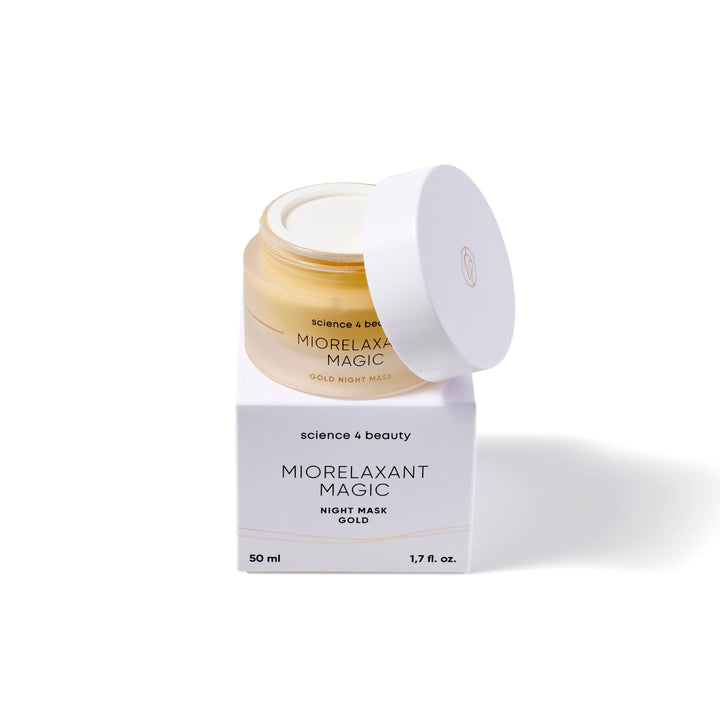 Science 4 Beauty Miorelaxant Magic Night Mask Gold – Straffende Anti-Aging-Gesichtsmaske mit Gold