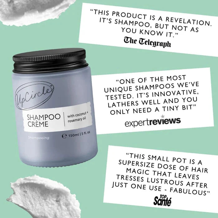 UpCircle Shampoo Crème – Nachhaltiges Shampoo für feines & trockenes Haar (100ml) North Glow
