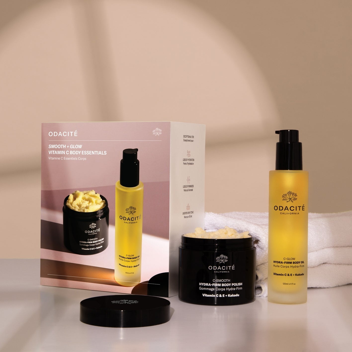 Smooth & Glow – Vitamin C Body Essentials ODACITÉ - Vitamin C Körperpflege Duo