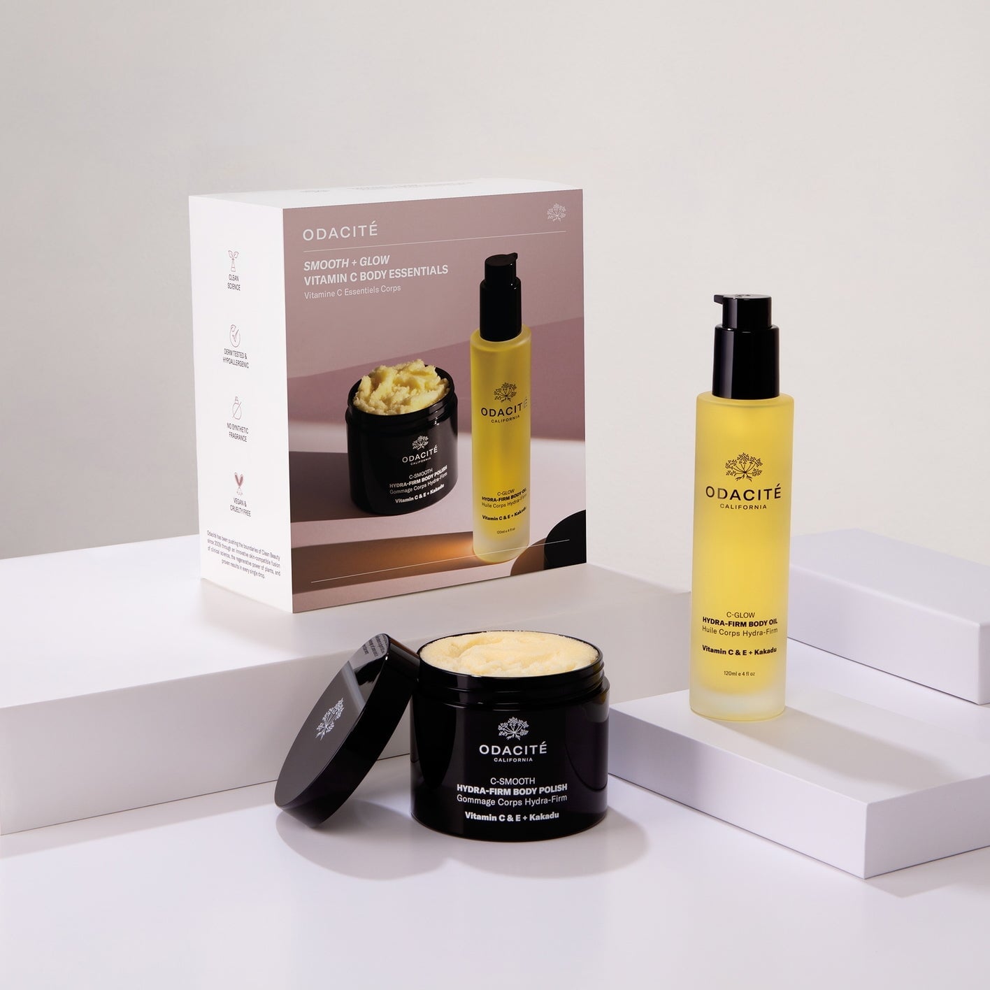 Smooth & Glow – Vitamin C Body Essentials ODACITÉ - Vitamin C Körperpflege Duo