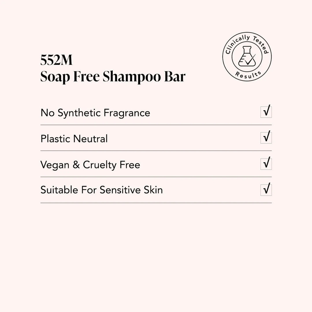 Soap Free Shampoo Bar 552M North Glow