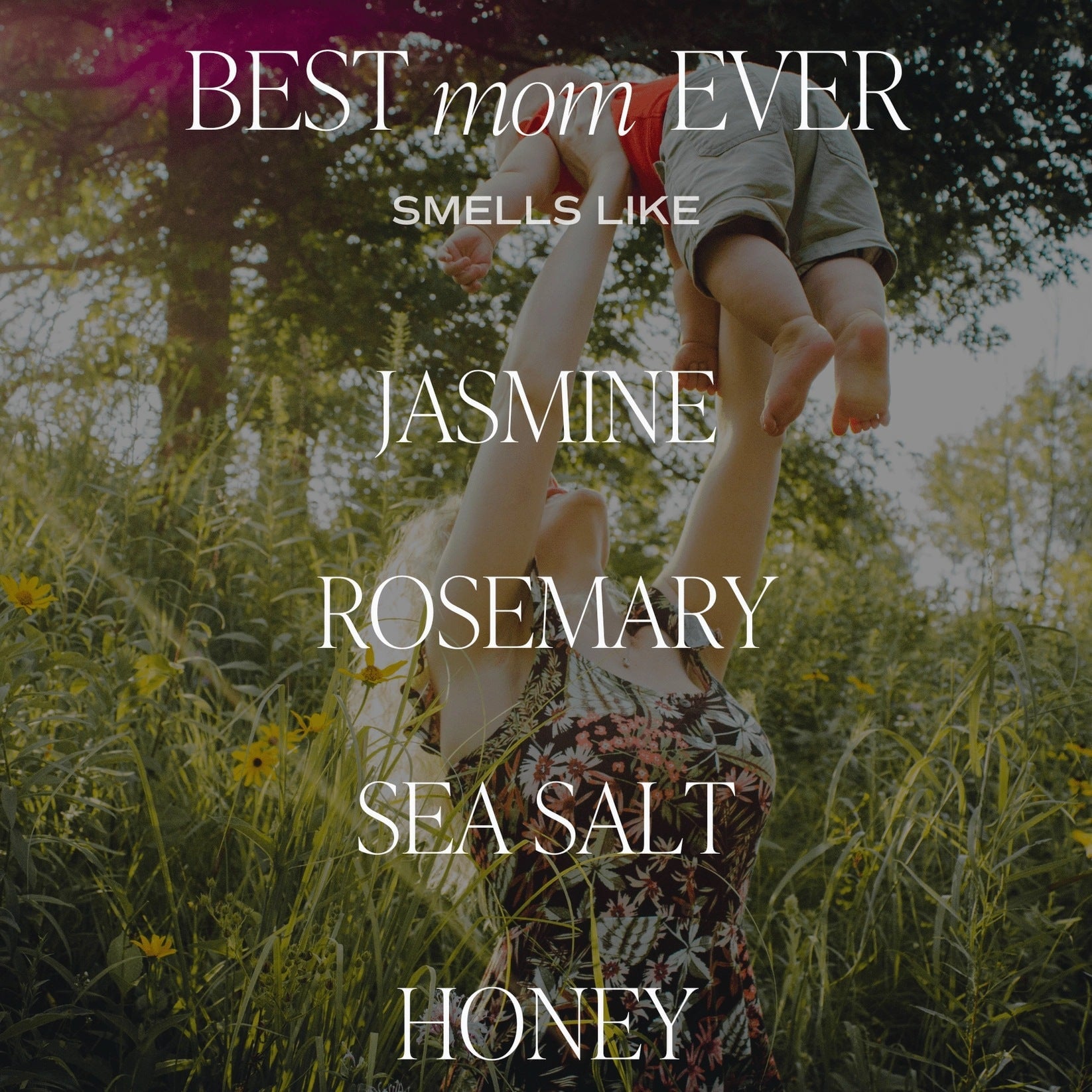 Soy wax candle "BEST MOM EVER" | SWEET WATER DECOR scented candle