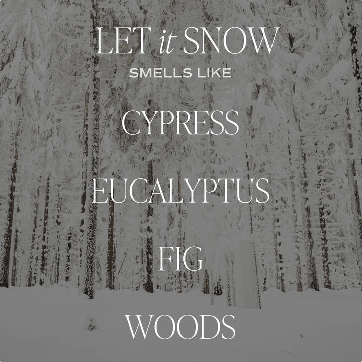 Sojawachskerze "LET IT SNOW" | SWEET WATER DECOR