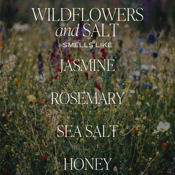 Sojawachskerze "WILDFLOWERS and SALT" - SWEET WATER DECOR