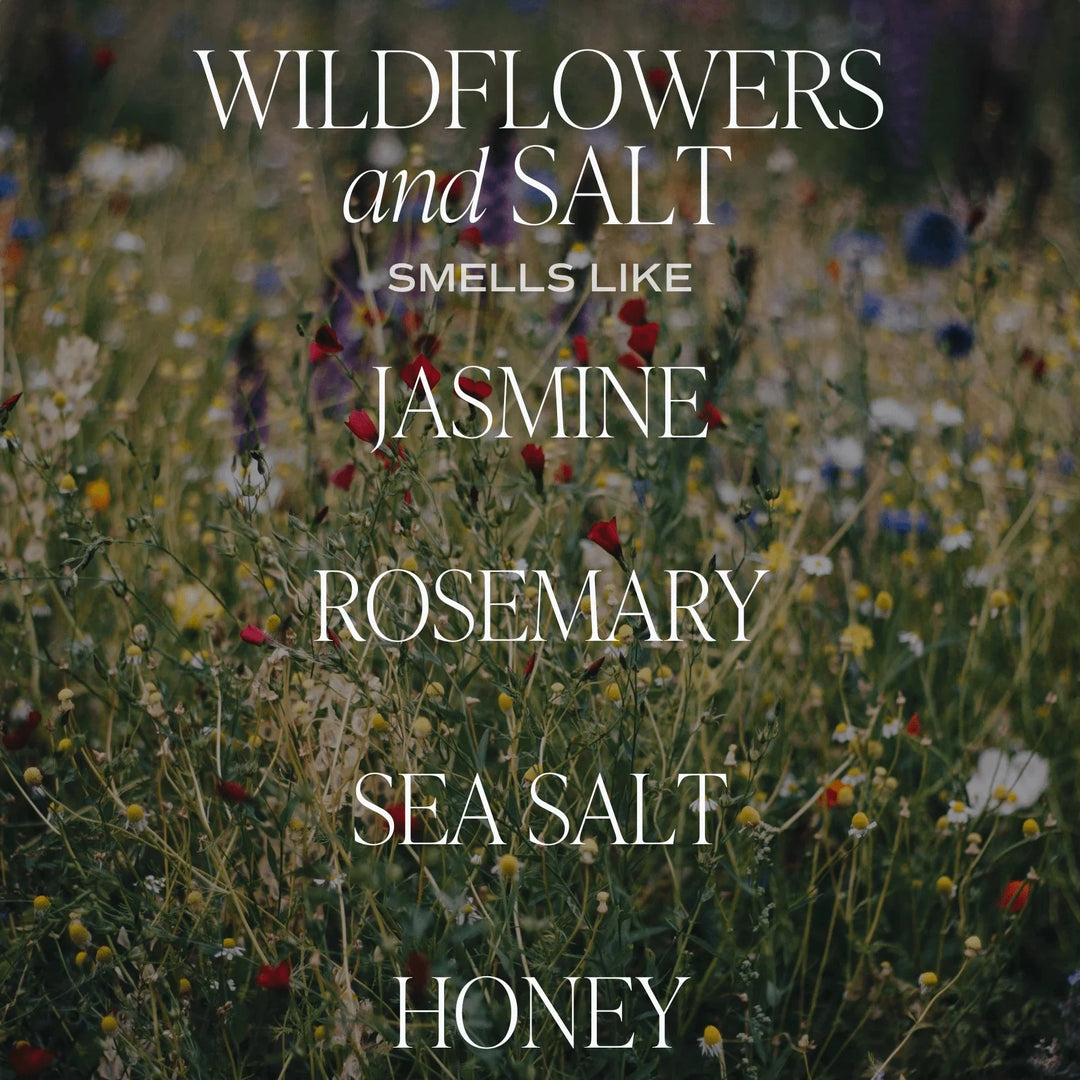 Sojawachskerze "WILDFLOWERS and SALT" | SWEET WATER DECOR North Glow
