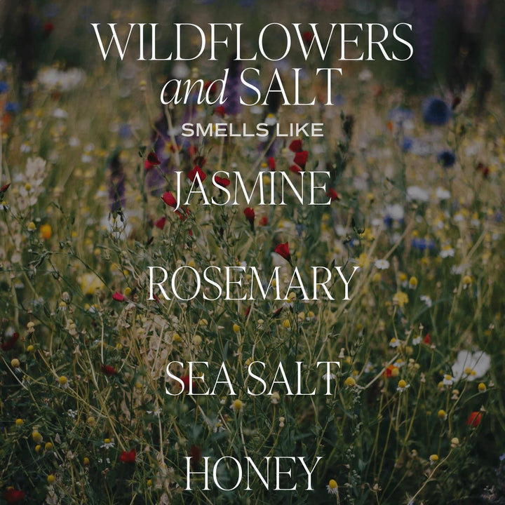 Sojawachskerze "WILDFLOWERS and SALT" | SWEET WATER DECOR