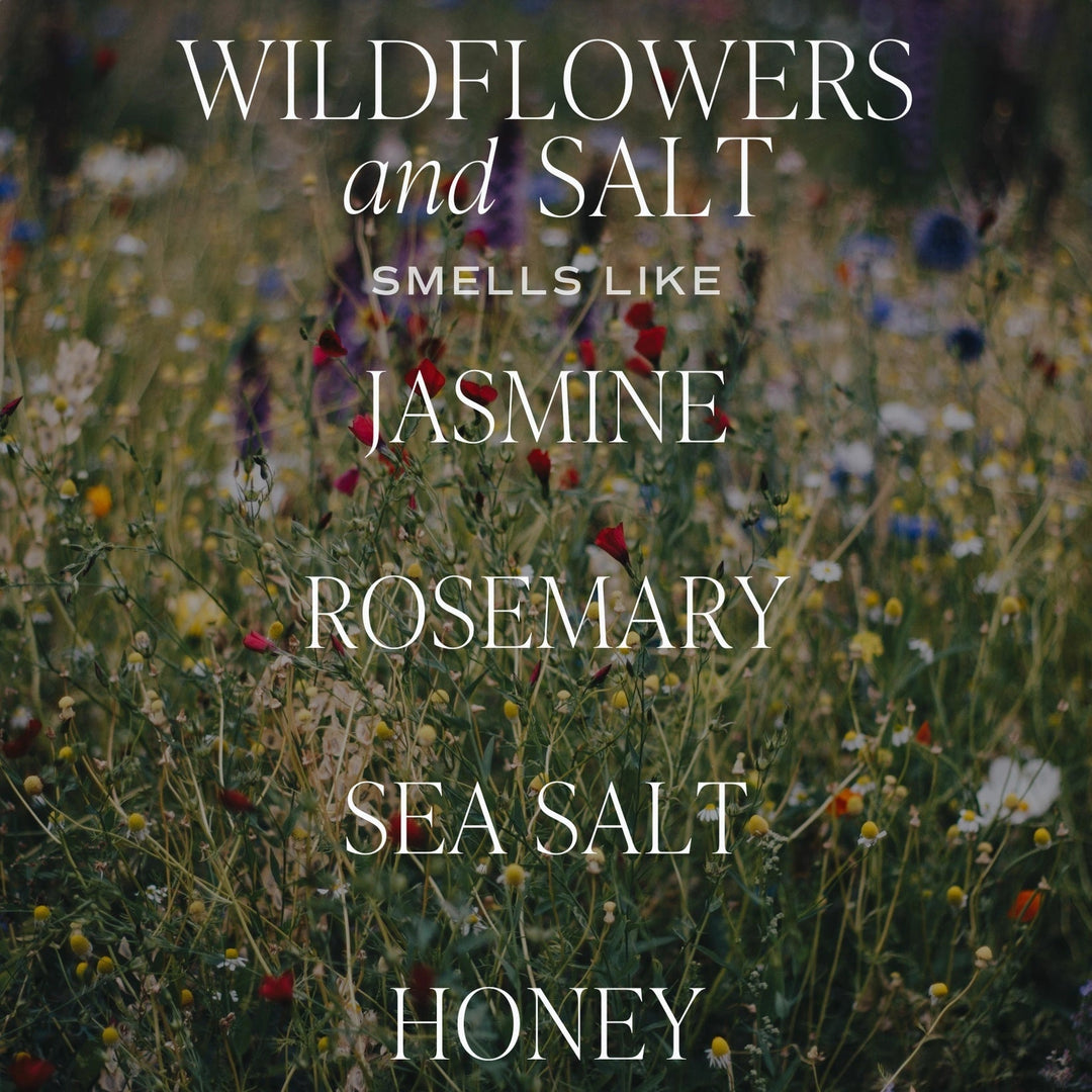 Sojawachskerze "WILDFLOWERS and SALT" Tinted Jar | SWEET WATER DECOR North Glow