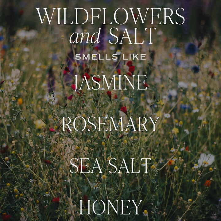 Sojawachskerze "WILDFLOWERS and SALT" Tinted Jar | SWEET WATER DECOR