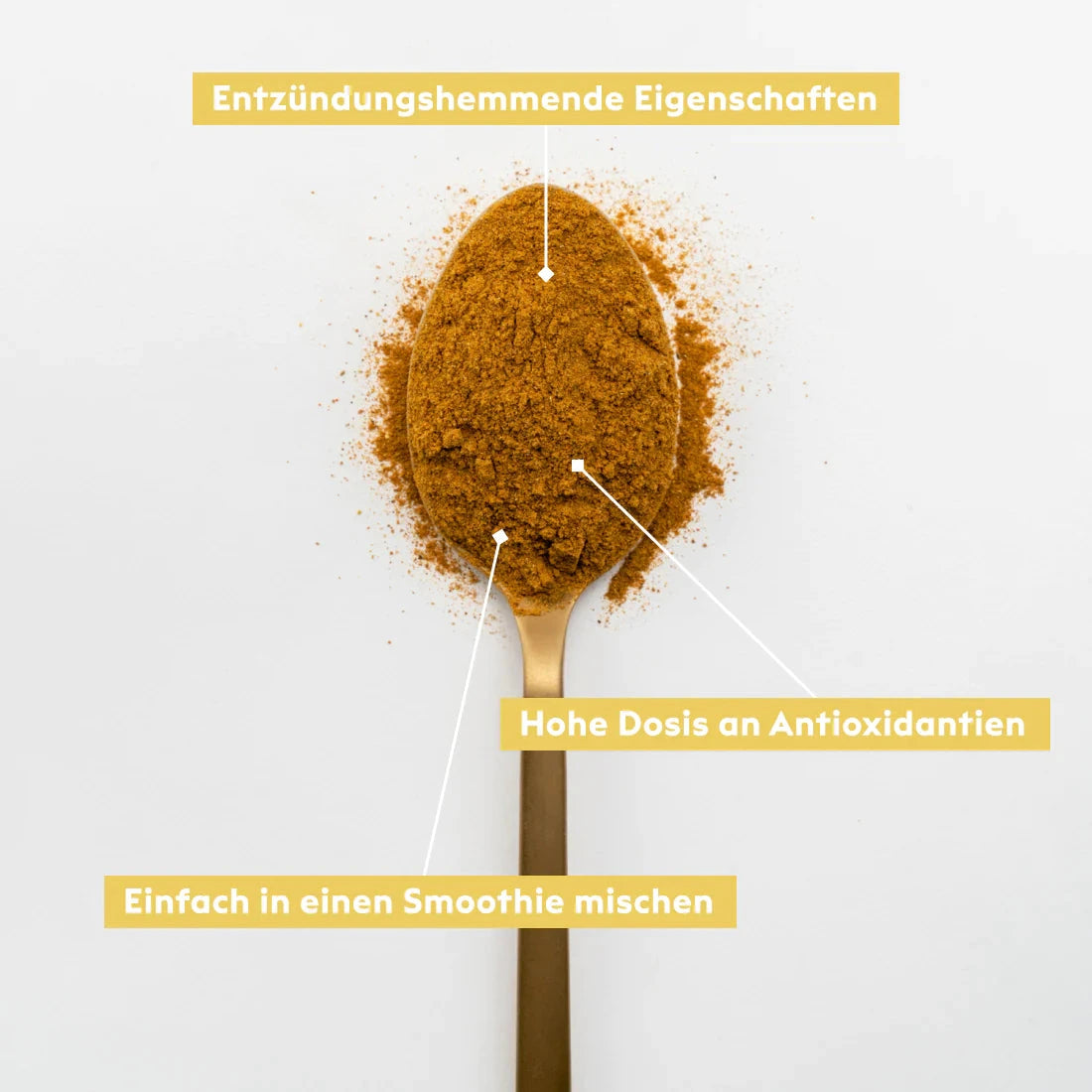 Spicy Calm - Organic Tumeric Superfood Mix - Latte &amp; Smoothies