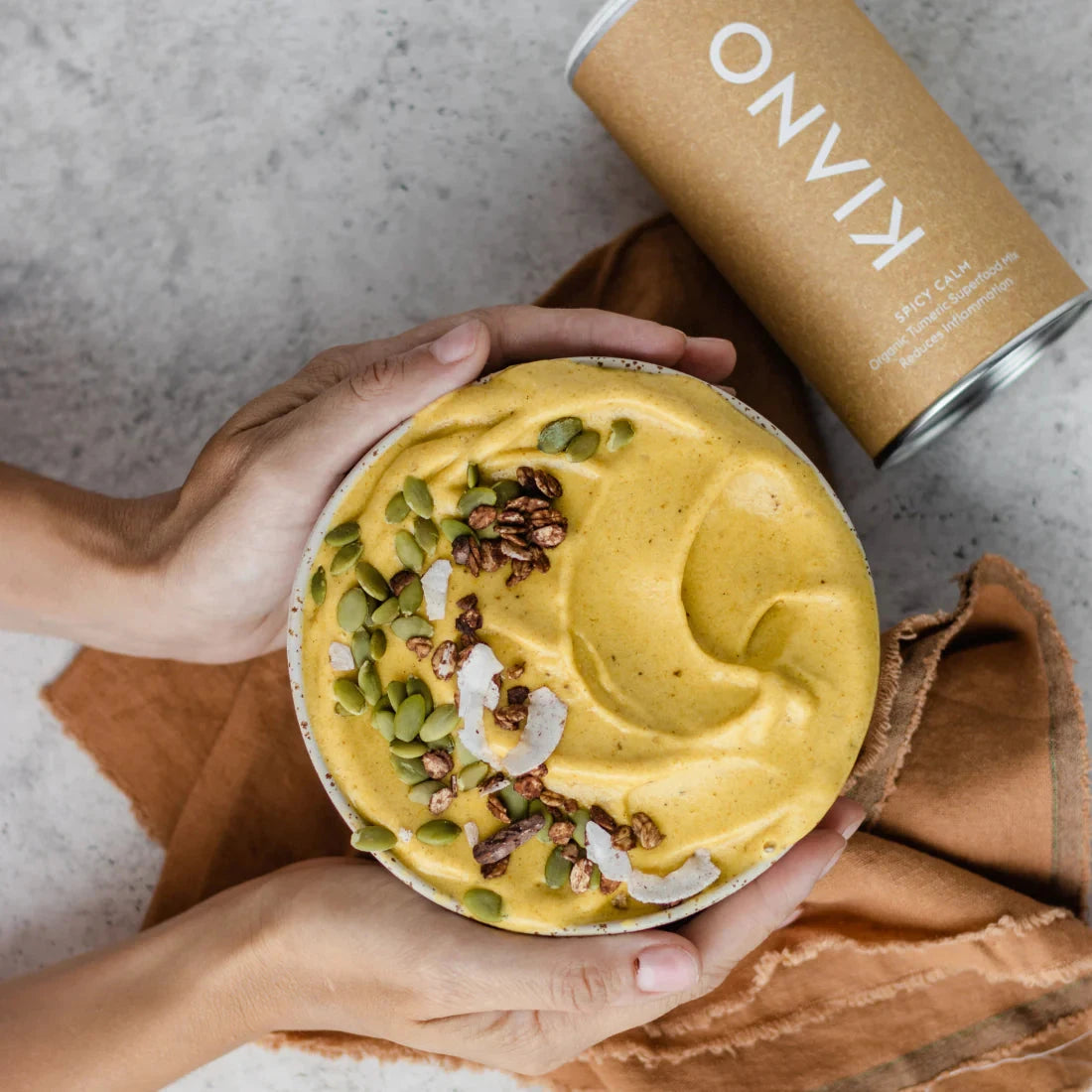 Spicy Calm - Organic Tumeric Superfood Mix - Latte &amp; Smoothies