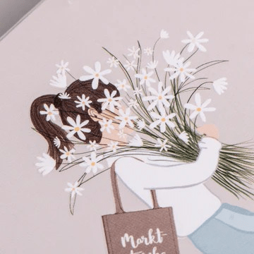 Streichhölzer BLUMENMÄDCHEN - Eulenschnitt