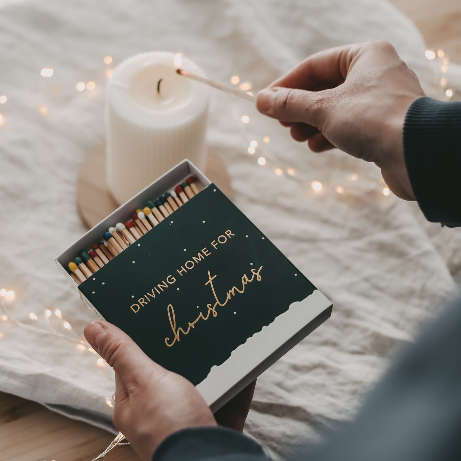 Streichhölzer CHRISTMAS CAR - Eulenschnitt