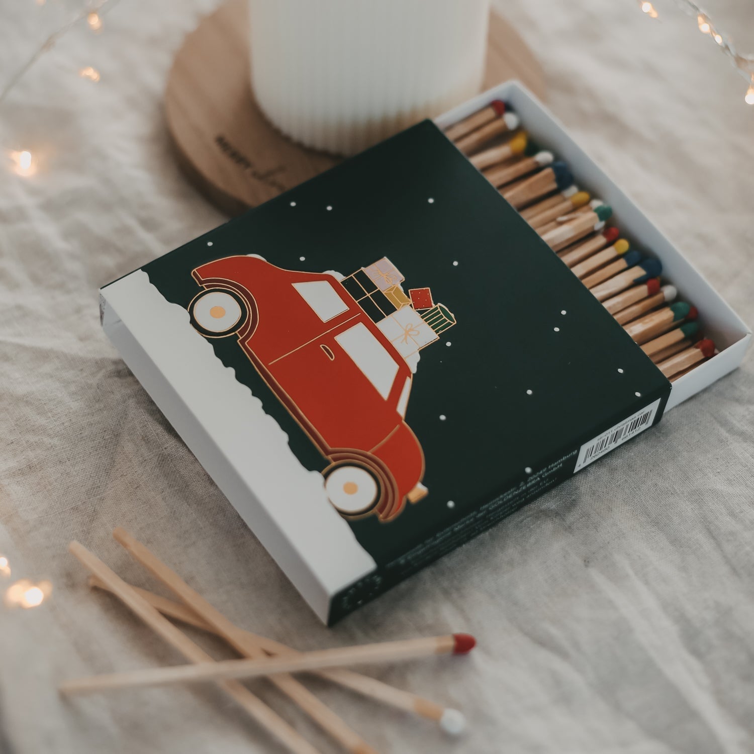 Streichhölzer CHRISTMAS CAR - Eulenschnitt
