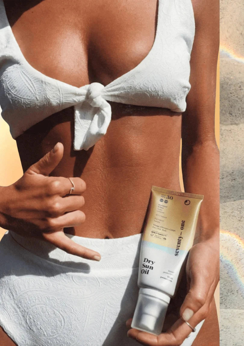 Dry Sun Oil SPF30 Sonnenöl mit seidigem Finish von Seventy-One Percent