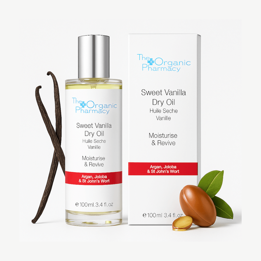 Sweet Vanilla Dry Oil - Trockenöl mit natürlicher Vanille für Haut, Haar & Gesicht