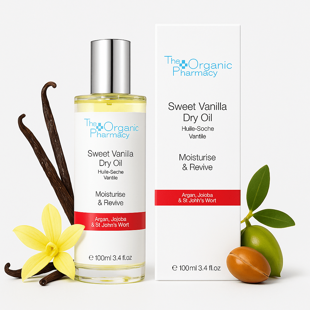 Sweet Vanilla Dry Oil - Trockenöl mit natürlicher Vanille für Haut, Haar & Gesicht North Glow