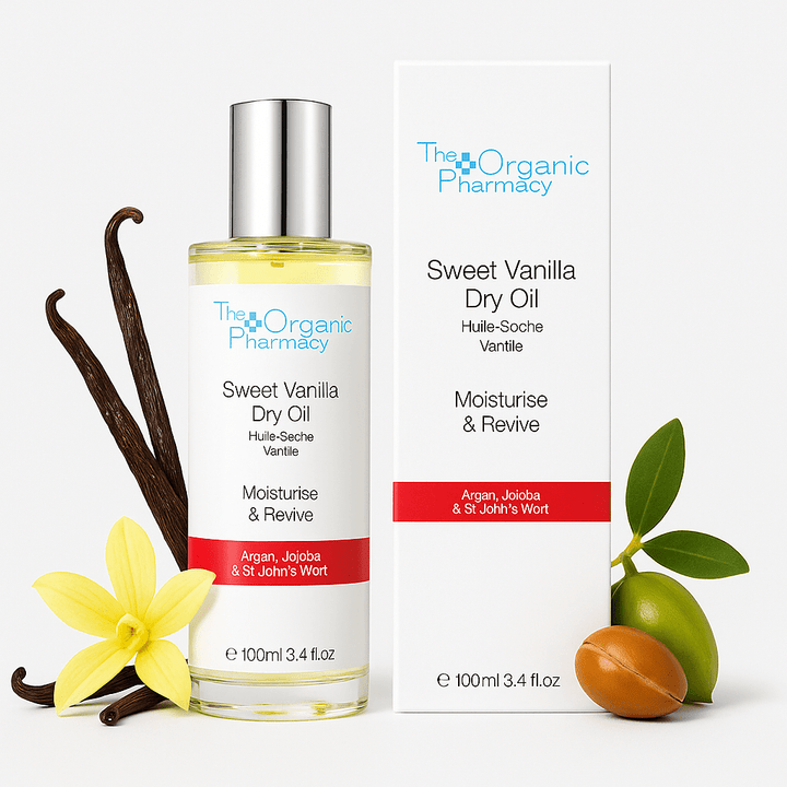 Sweet Vanilla Dry Oil - Trockenöl mit natürlicher Vanille für Haut, Haar & Gesicht