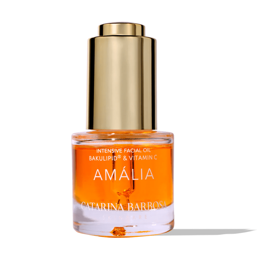 Natürliches Gesichtsöl mit Vitamin C und Bakulipid® im 15ml Travel-Format – Teil des Amália Glow Sets