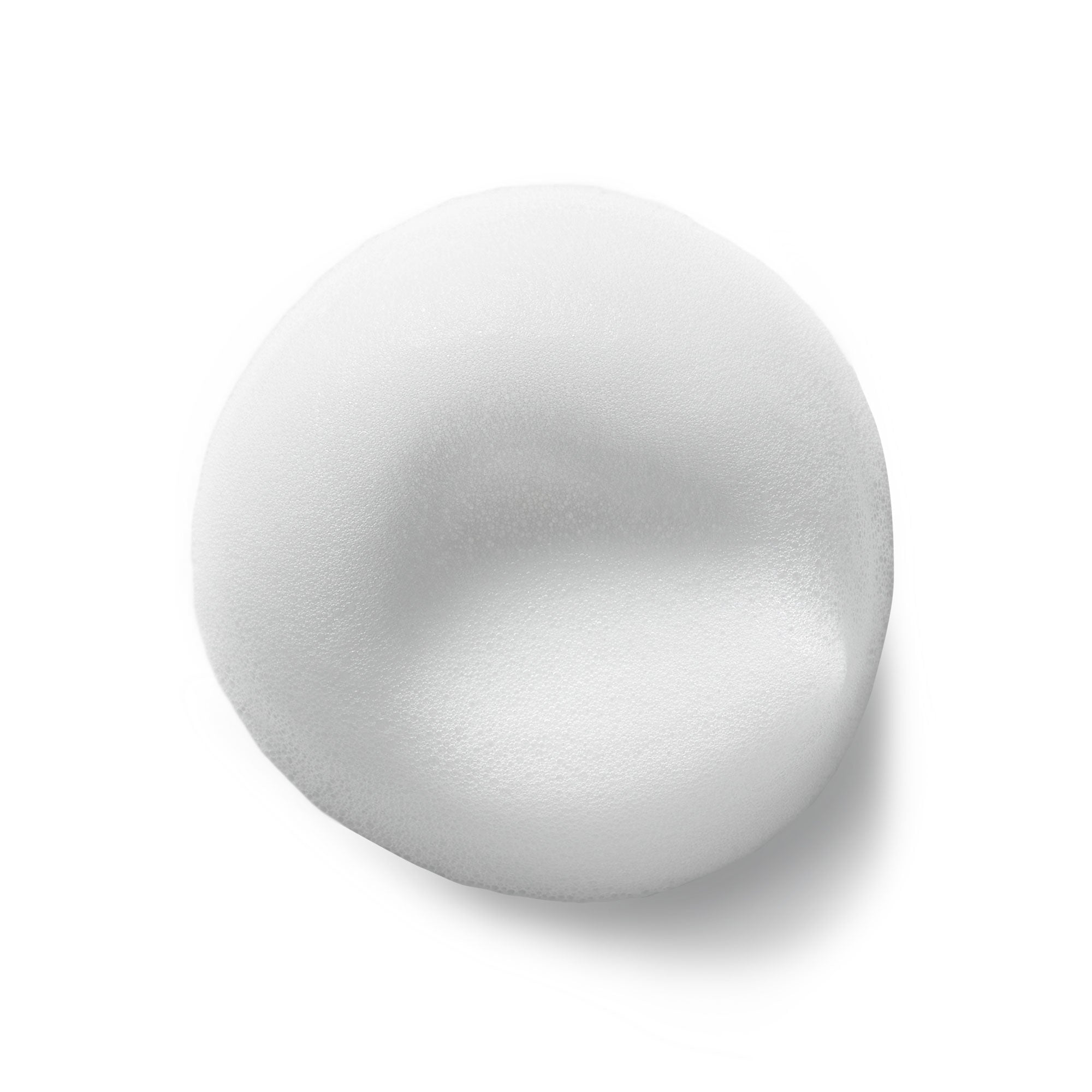  ILIA The Cleanse Gesichtsreinigungsschaum Texturbeispiel vor weißem Hintergrund.