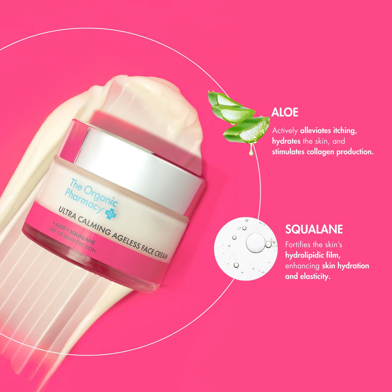 The Organic Pharmacy Ultra Calming Ageless Face Cream – Anti-Aging Feuchtigkeitscreme