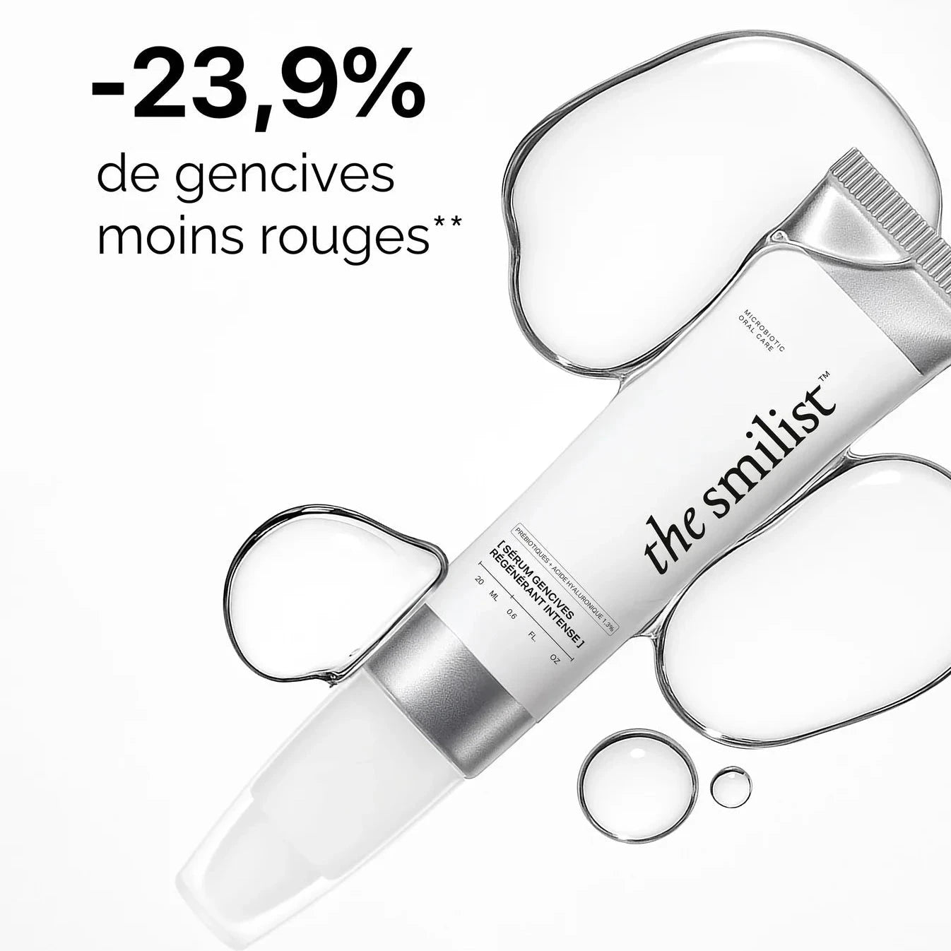 Recycelbare Tube, gelartige Textur, The Smilist Zahnfleischpflege Made in France