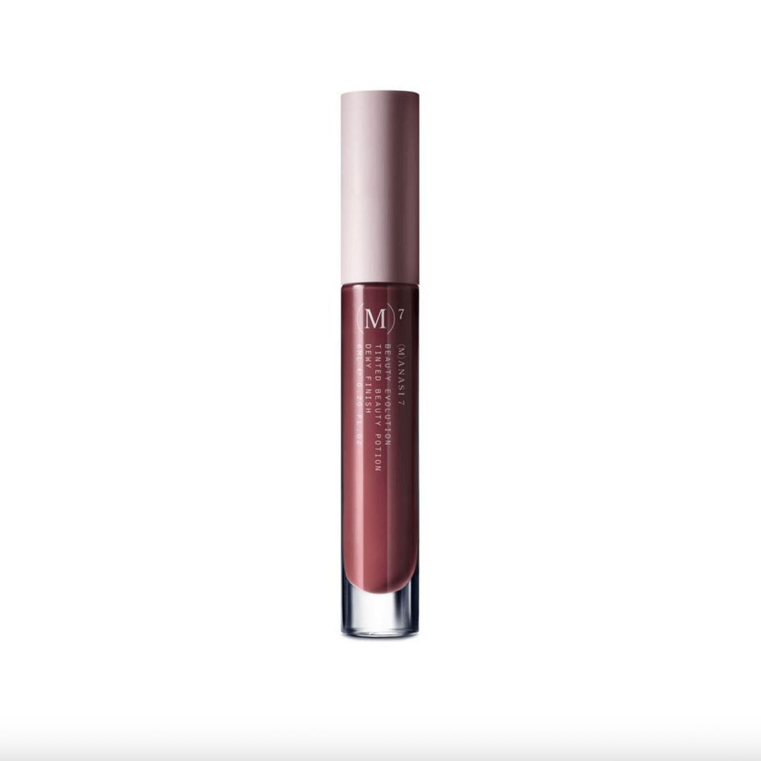 Tinted Beauty Potion Acanthe – mauvebrauner Multi-Use Tint für Lippen, Wangen und Augen mit dewy Finish und biologischen Ölen. North Glow