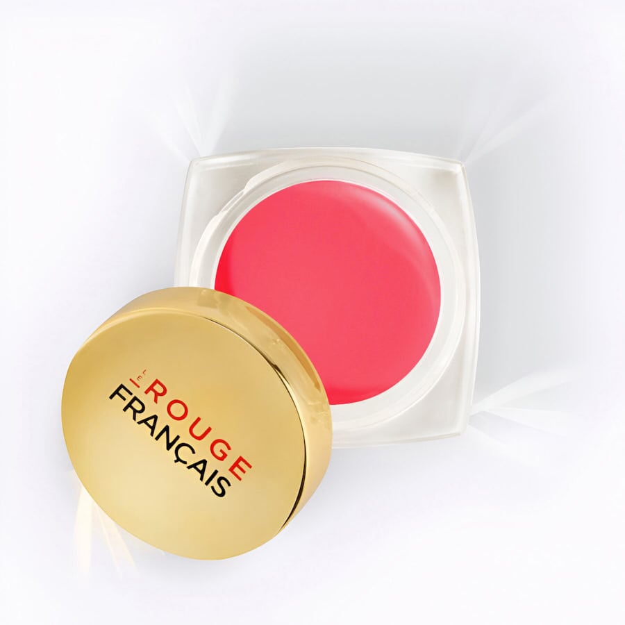 VANNINA von Le Rouge Francais geöffnet, goldener Deckel ist angelehnt.