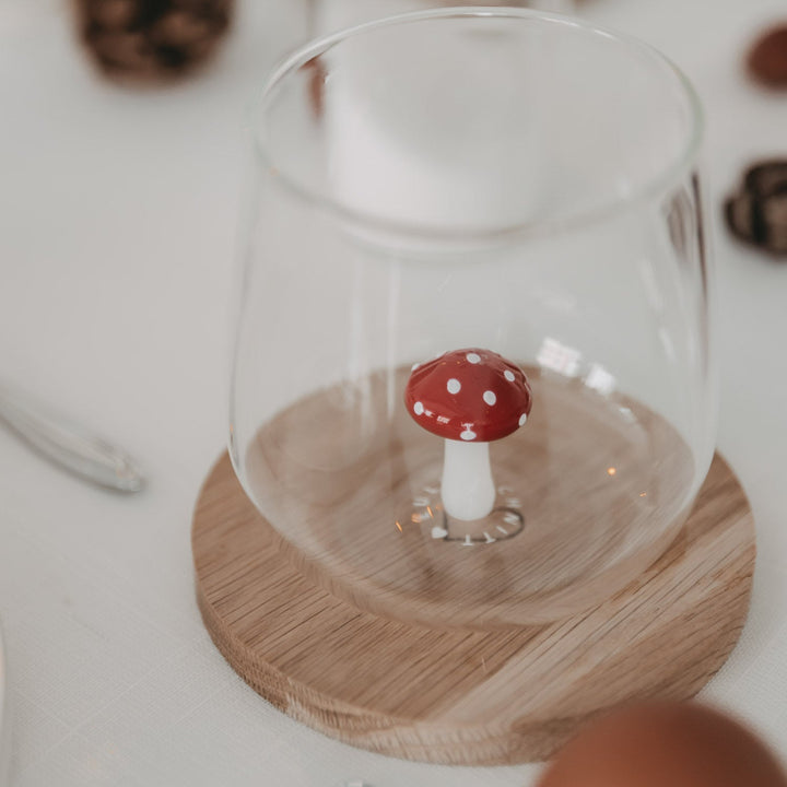 Trinkglas 3D-Figur PILZ von Eulenschnitt