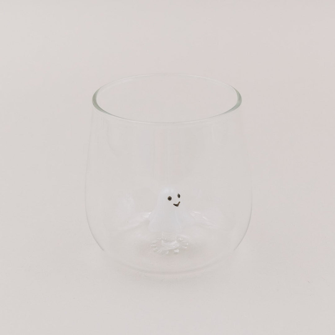 Trinkglas mit 3D-Figur GEIST von Eulenschnitt North Glow