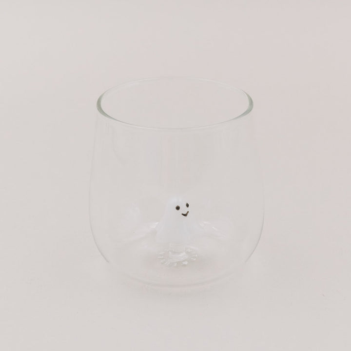 Trinkglas mit 3D-Figur GEIST von Eulenschnitt