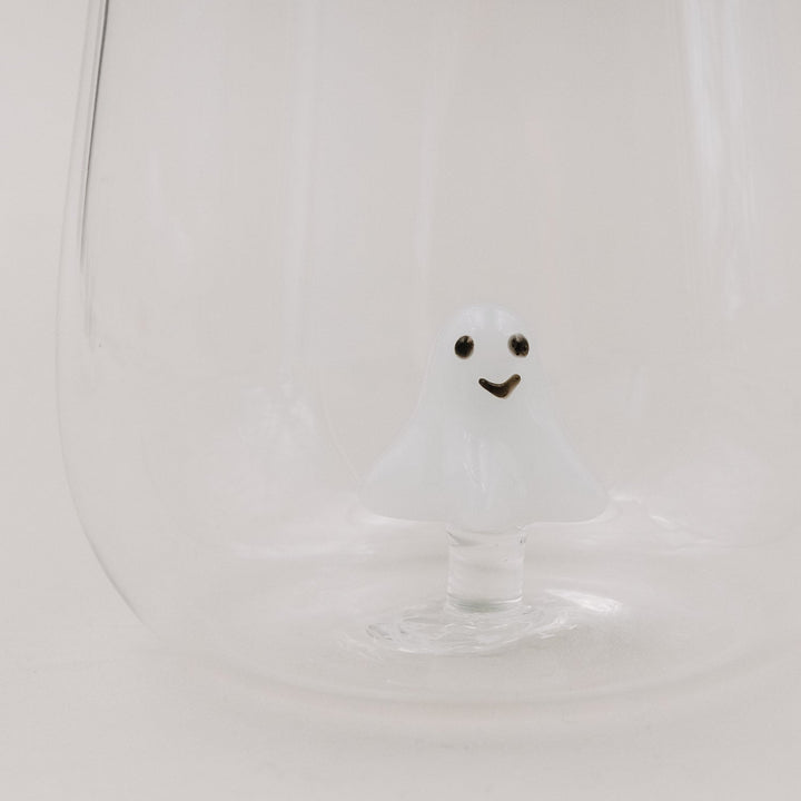 Trinkglas mit 3D-Figur GEIST von Eulenschnitt