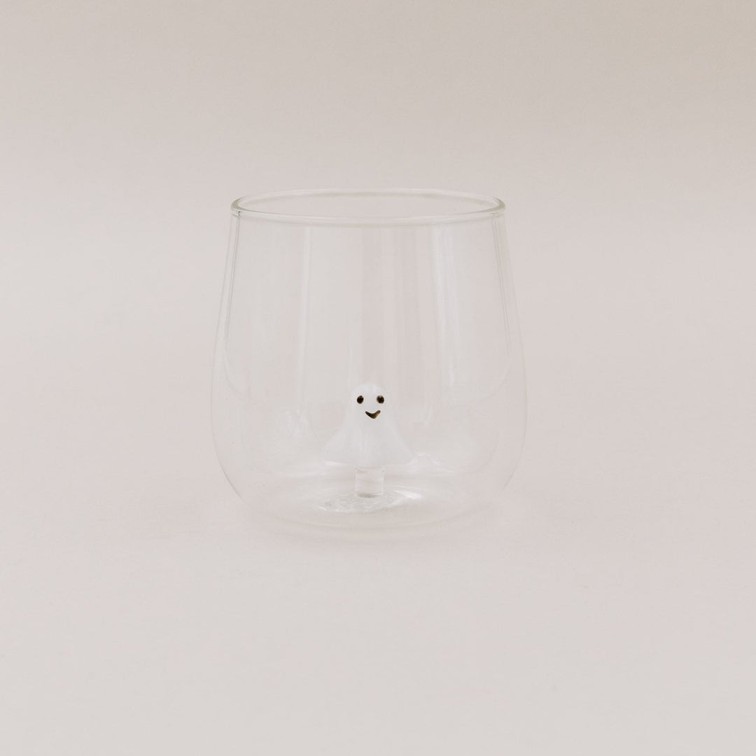 Trinkglas mit 3D-Figur GEIST von Eulenschnitt North Glow