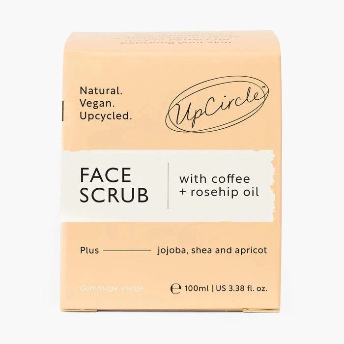 Verpackung des UpCircle Coffee Face Scrub Citrus Blend North Glow