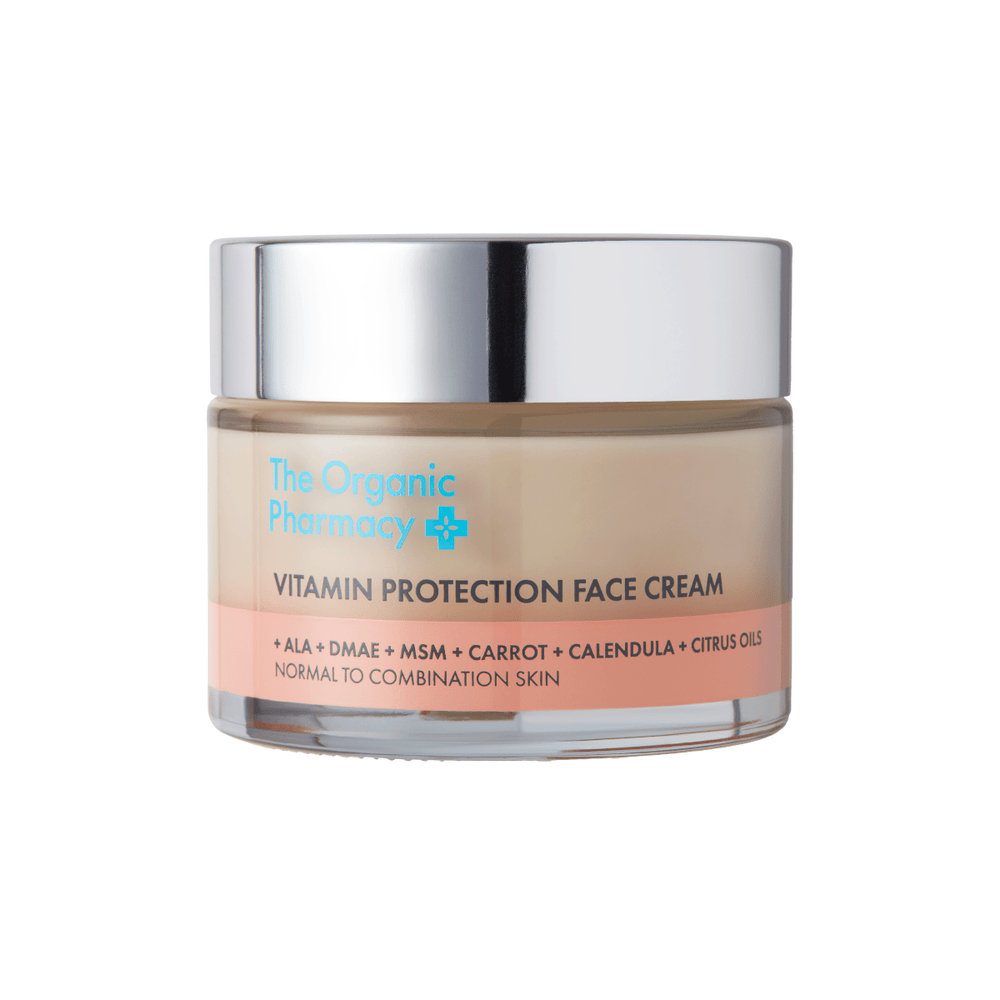 Vitamin Protection Face Cream Tiegel mit silbernen Deckel
