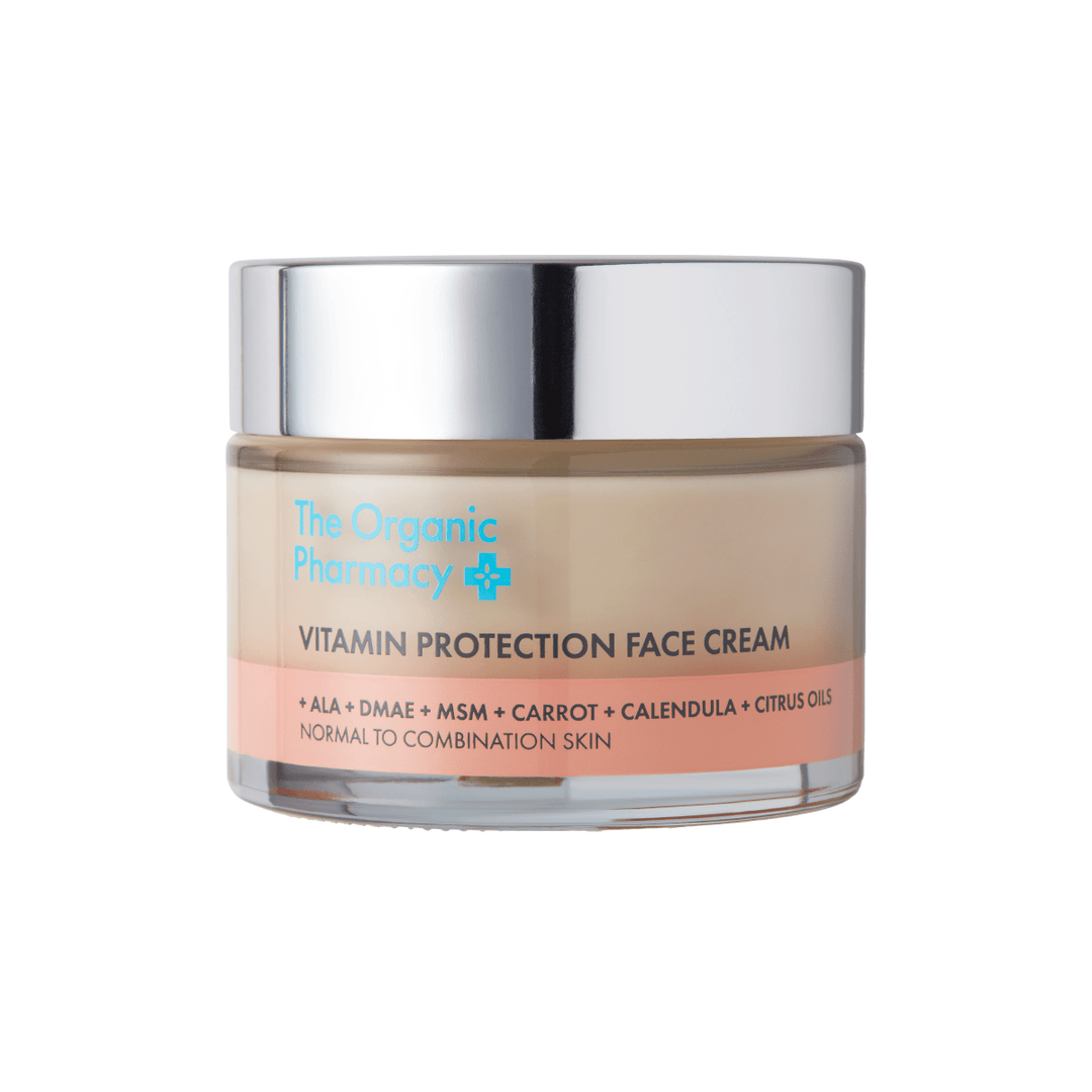 Vitamin Protection Face Cream Tiegel mit silbernen Deckel North Glow