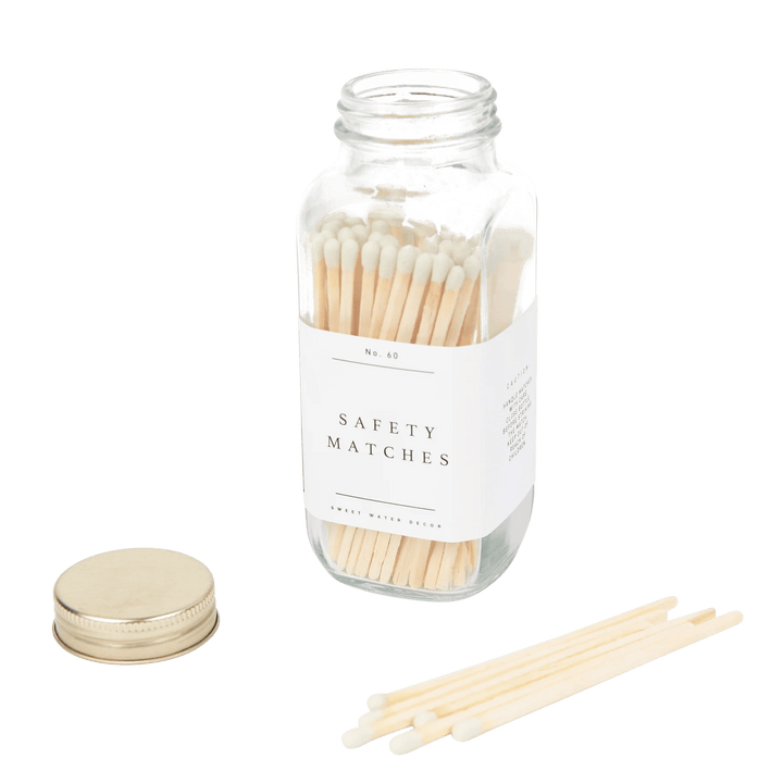 WHITE Safety Matches GOLD LID | Streichhölzer - SWEET WATER DECOR