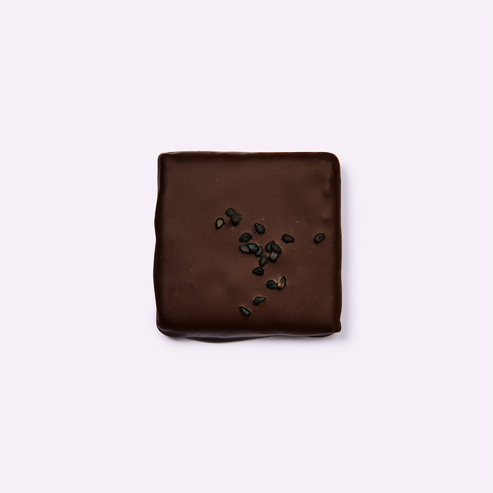 4er Box Chakra Schokolade mit 🖤 Schwarzem Sesam & Chai